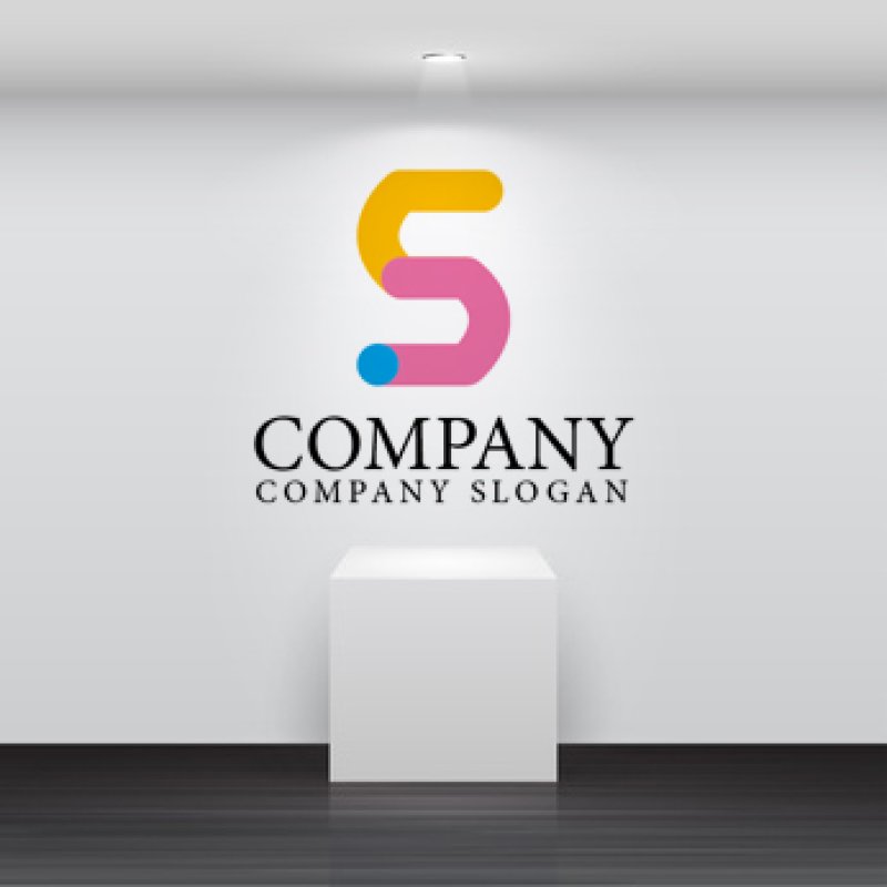 画像2: S・色・棒・アルファベットロゴ・マークデザイン659 (2)