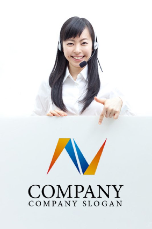 画像3: N・三角・上昇グラデーションロゴ・マークデザイン664 (3)