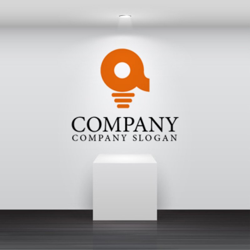 画像2: a・電球・虫眼鏡アルファベット・ロゴ・マークデザイン670 (2)