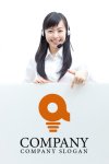 画像3: a・電球・虫眼鏡アルファベット・ロゴ・マークデザイン670 (3)
