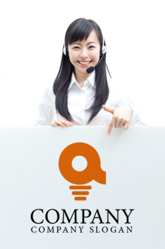 画像3: a・電球・虫眼鏡アルファベット・ロゴ・マークデザイン670 (3)