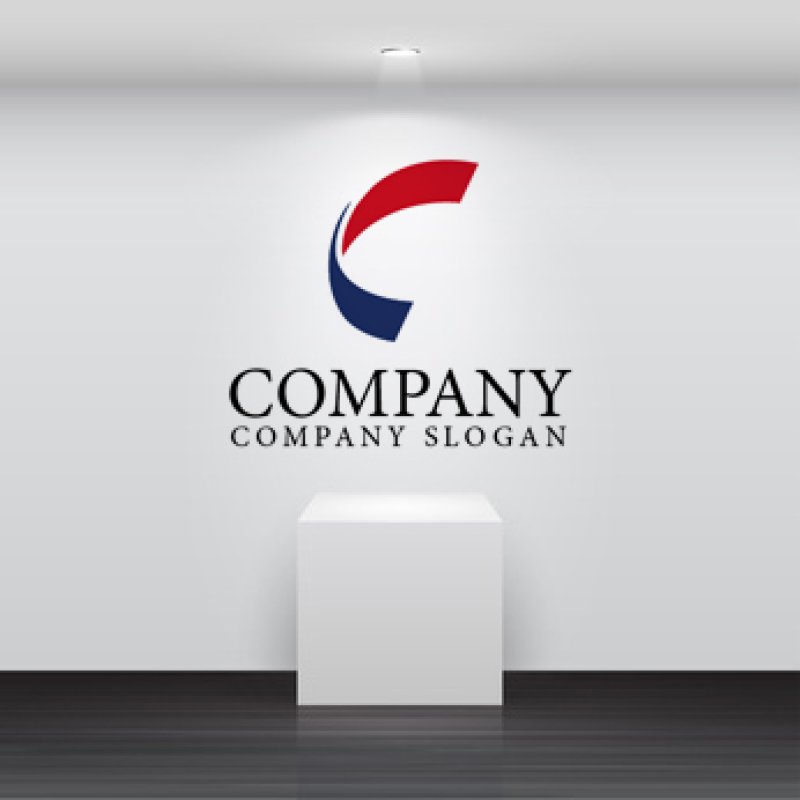 画像2: C・カーブ・上昇・アルファベットロゴ・マークデザイン689 (2)