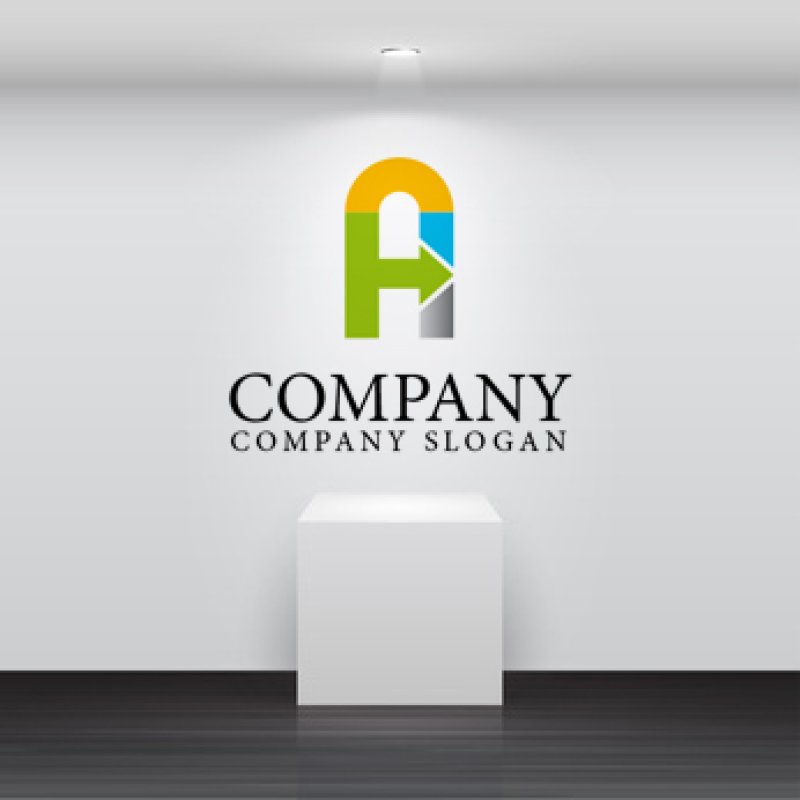 画像2: H・A・矢印・家・アルファベットロゴ・マークデザイン702 (2)