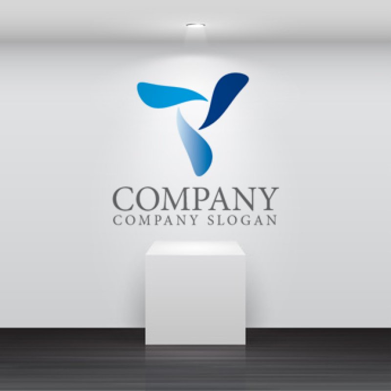 画像2: Y・風車・回転・アルファベットロゴ・マークデザイン730 (2)