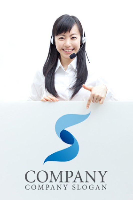 画像3: S・リボン・ねじれ・アルファベットロゴ・マークデザイン734 (3)