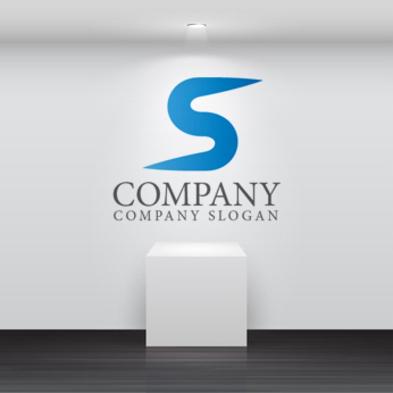 画像2: S・方向・加速・アルファベットロゴ・マークデザイン735 (2)