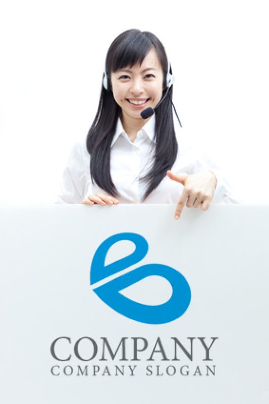 画像3: B・ハート・上昇・アルファベットロゴ・マークデザイン740 (3)