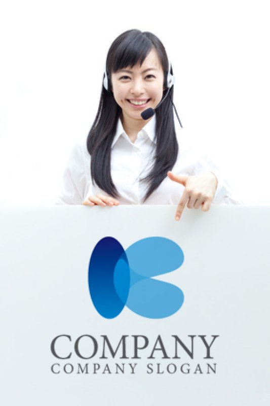 画像3: K・くらげ・透明・アルファベットロゴ・マークデザイン767 (3)