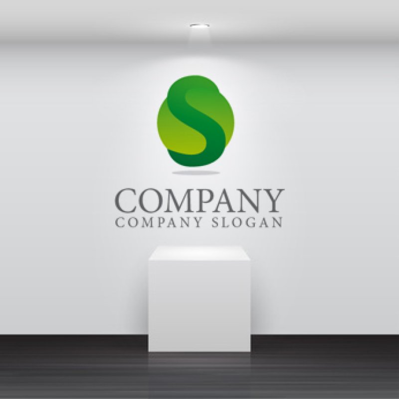 画像2: S・地球・緑・アルファベットロゴ・マークデザイン789 (2)