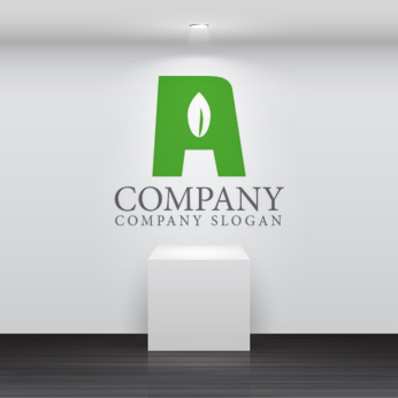 画像2: A・葉・上昇・アルファベットロゴ・マークデザイン793 (2)