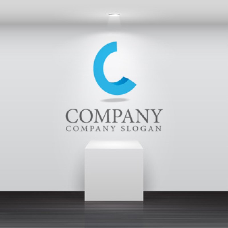 画像2: L・C・3D・アルファベットロゴ・マークデザイン830 (2)