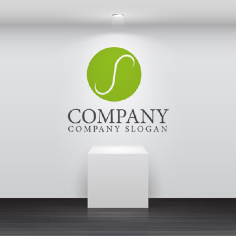 画像2: S・つる・針・アルファベットロゴ・マークデザイン889 (2)