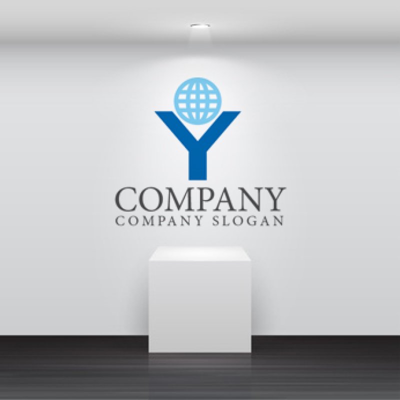 画像2: Y・地球・人・ロゴ・マークデザイン905 (2)