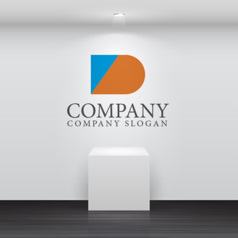 画像2: D・三角・四角・色・アルファベットロゴ・マークデザイン913 (2)