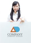 画像3: A・D・三角・半円・移動・アルファベットロゴ・マークデザイン930 (3)