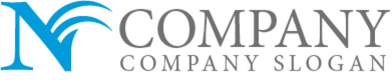 画像5: N・曲線・波・上昇・アルファベットロゴ・マークデザイン972 (5)