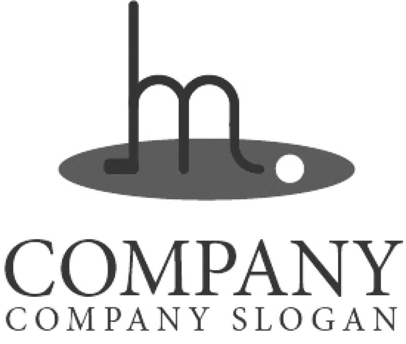 画像4: M・h・パター・芝・アルファベットロゴ・マークデザイン992 (4)