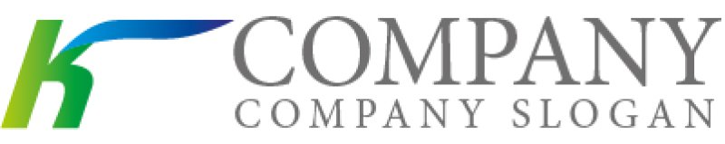 画像5: K・風・前進・アルファベットロゴ・マークデザイン998 (5)