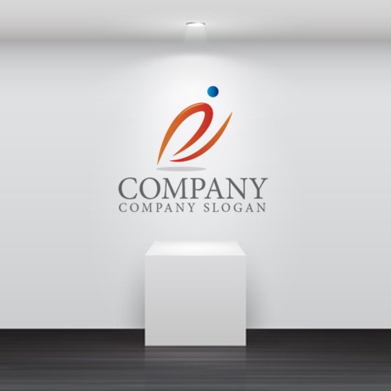 画像2: 人・R・グラデーション・ロゴ・マークデザイン644 (2)