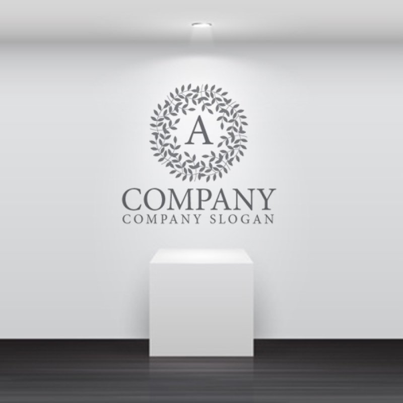 画像5: 葉・輪・A・アルファベット・ロゴ・マークデザイン1168 (5)