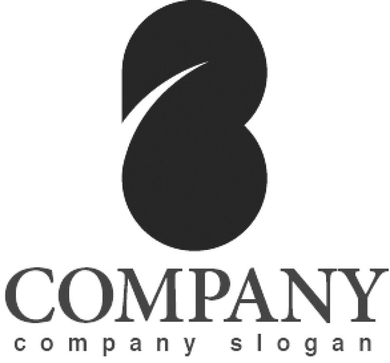 画像4: B・輪・曲線・アルファベット・ロゴ・マークデザイン3578 (4)