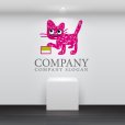画像5: 猫・かわいい・キャラ・ロゴ・マークデザイン011 (5)
