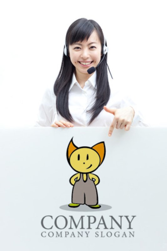 画像2: キャラ・かわいい・ロゴ・マークデザイン013 (2)