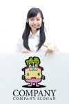 画像3: 家・顔・木・窓・笑顔・かわいい・ロゴ・マークデザイン047 (3)
