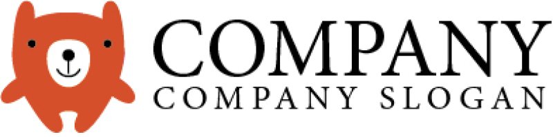 画像5: クマ・ぬいぐるみ・かわいい・笑顔・ロゴ・マークデザイン053 (5)