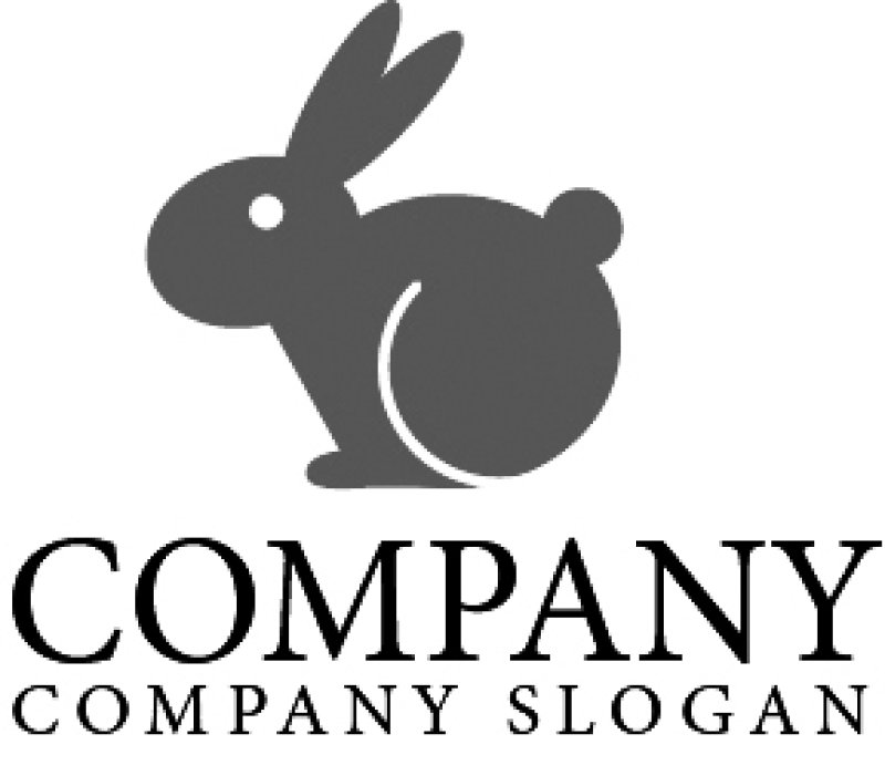 画像4: うさぎ・耳・動物・かわいい・ロゴ・マークデザイン054 (4)