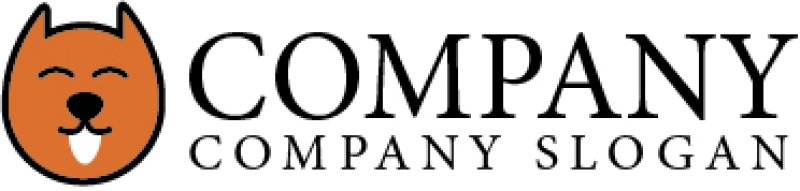 画像5: 犬・舌・笑顔・動物・かわいい・ロゴ・マークデザイン055 (5)