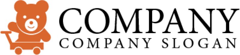 画像5: クマ・ぬいぐるみ・かわいい・おもちゃ・動物・ロゴ・マークデザイン057 (5)