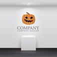 画像2: かぼちゃ・ハロウィン・かわいい・キャラ・ロゴ・マークデザイン064 (2)