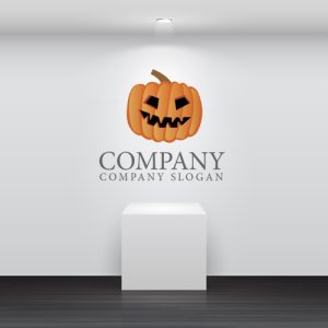 画像2: かぼちゃ・ハロウィン・かわいい・キャラ・ロゴ・マークデザイン064