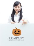 画像3: かぼちゃ・ハロウィン・かわいい・キャラ・ロゴ・マークデザイン064 (3)