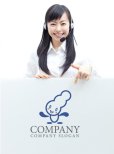 画像3: お餅・団子・雪・かわいい・キャラ・ロゴ・マークデザイン068 (3)