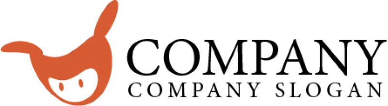 画像5: 顔・りんご・うさぎ・かわいい・ロゴ・マークデザイン077 (5)