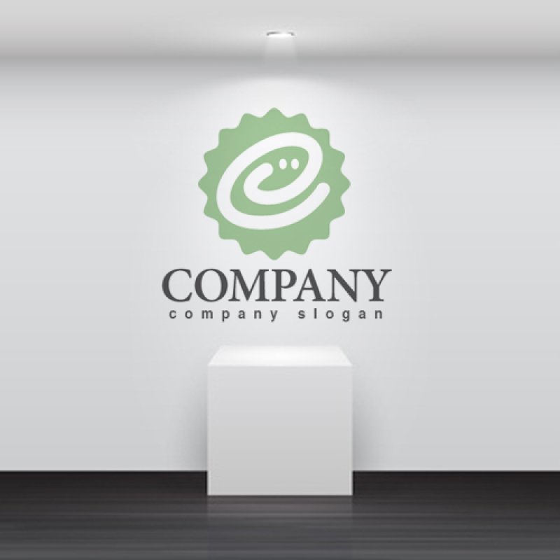 画像2: 渦・e・キャラ・かわいい・ロゴ・マークデザイン089 (2)