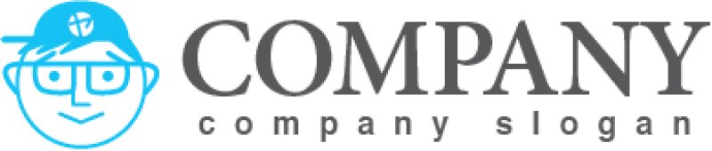 画像5: 顔・帽子・メガネ・かわいい・キャラ・ロゴ・マークデザイン090 (5)