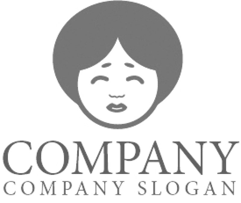 画像5: 女将・顔・キャラ・かわいい・ロゴ・マークデザイン097 (5)