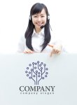 画像4: 回線・木・ネットワーク・ロゴ・マークデザイン079 (4)