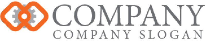 画像6: 歯車・W・連結・ロゴ・マークデザイン080 (6)