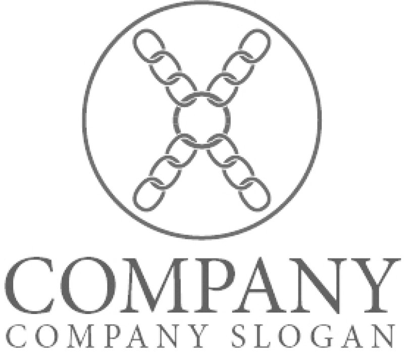 画像6: X・鎖・輪・アルファベット・ロゴ・マークデザイン088 (6)