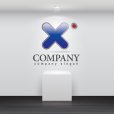 画像2: X・アルファベット・グラデーション・ロゴ・マークデザイン020 (2)