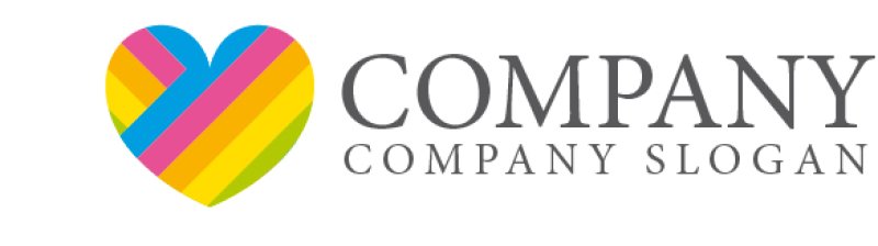 画像2: ハート・虹・Yロゴ・マークデザイン071 (2)