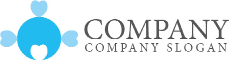 画像3: ハート・グループロゴ・マークデザイン084 (3)