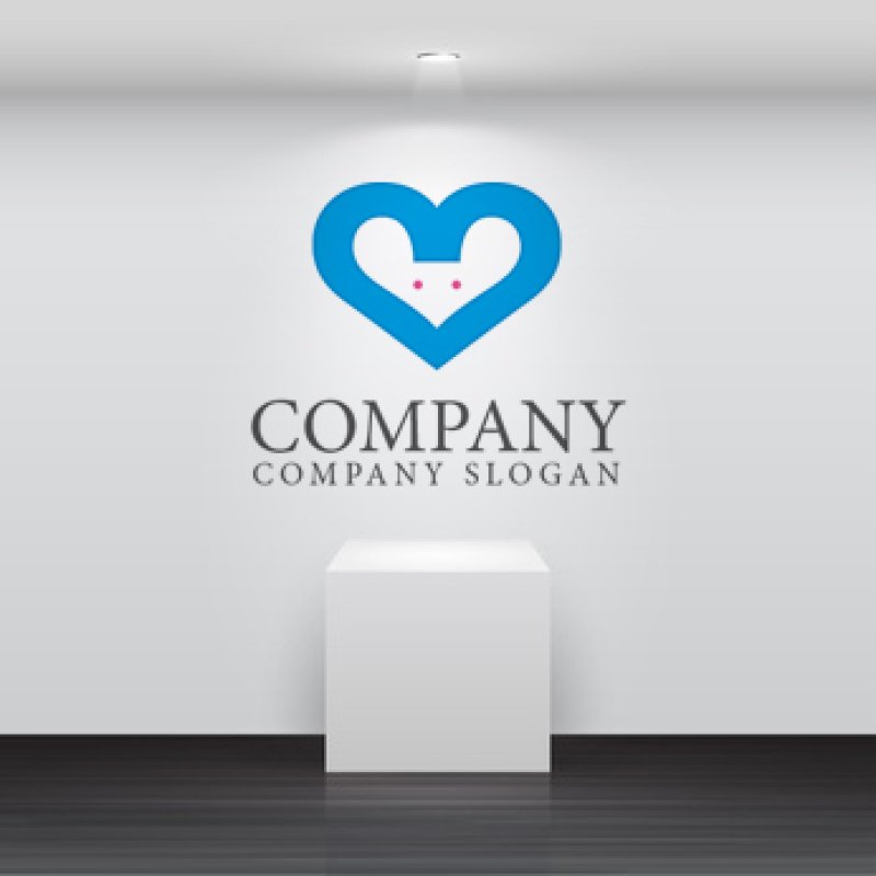 画像5: ハート・ねずみロゴ・マークデザイン096 (5)