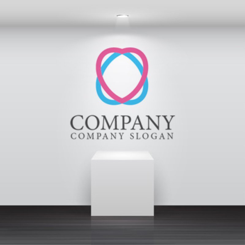 画像4: ハート・重なり・ロゴ・マークデザイン137 (4)