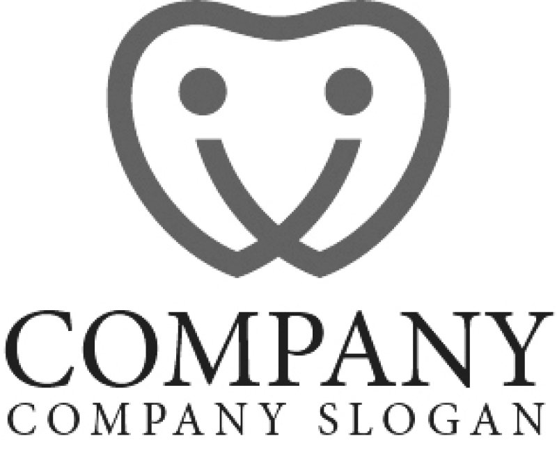 画像4: ハート・人・笑顔・ペア・ロゴ・マークデザイン201 (4)