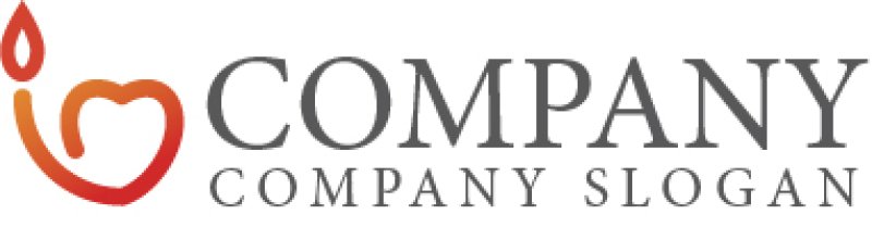 画像5: ハート・ろうそく・曲線・ロゴ・204 (5)